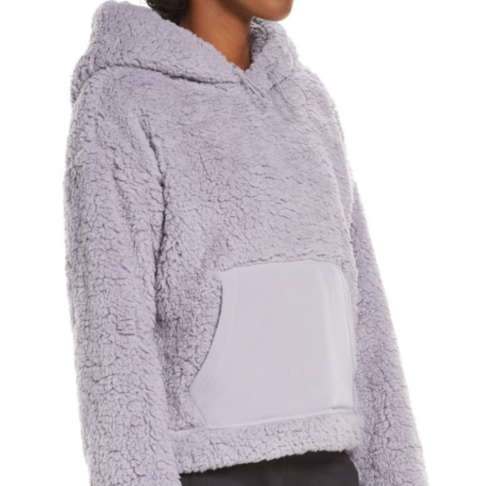 Zella Teddy Hoodie SweatShirt - Picture 3 of 8